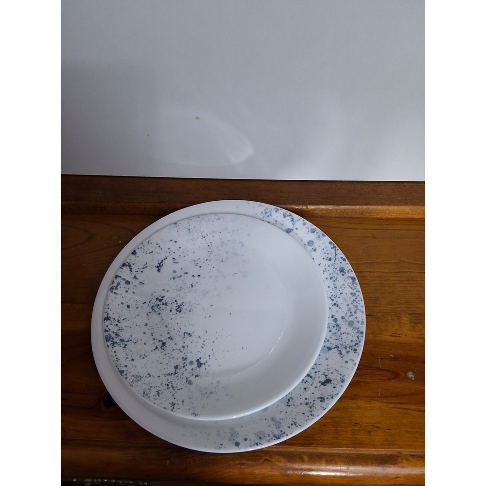 Corelle Indigo Speckle Dinner & Salad Plate Set. Lot Of 2